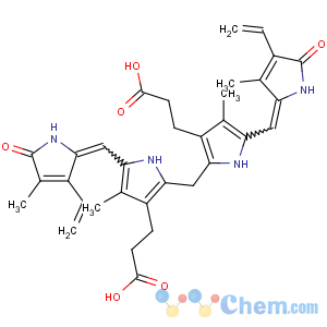 CAS No:93891-87-3 21H-Biline-8,12-dipropanoicacid,2,17-diethenyl-1,10,19,22,23,24-hexahydro-3,7,13,18-tetramethyl-1,19-dioxo-,sodium salt (1:2)