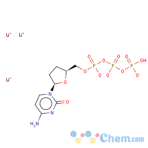 CAS No:93939-77-6 Cytidine5'-(tetrahydrogen triphosphate), 2',3'-dideoxy-, trilithium salt (9CI)
