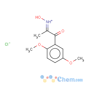 CAS No:93942-52-0 1,2-Propanedione,1-(2,5-dimethoxyphenyl)-, 2-oxime, hydrochloride (1:1)