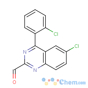CAS No:93955-15-8 6-chloro-4-(2-chlorophenyl)quinazoline-2-carbaldehyde