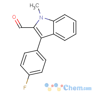CAS No:93957-42-7 3-(4-fluorophenyl)-1-methylindole-2-carbaldehyde