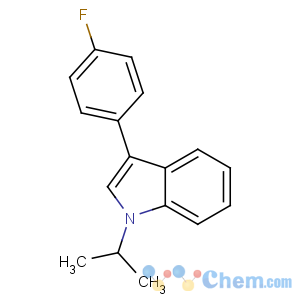 CAS No:93957-49-4 3-(4-fluorophenyl)-1-propan-2-ylindole