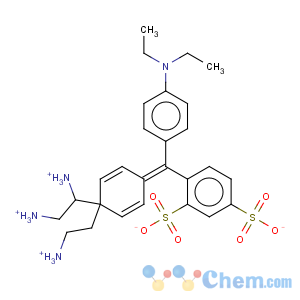 CAS No:93963-02-1 Ethanaminium,N-[4-[[4-(diethylamino)phenyl](2,4-disulfophenyl)methylene]-2,5-cyclohexadien-1-ylidene]-N-ethyl-,inner salt, ammonium salt (1:1)