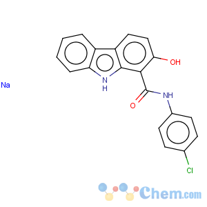 CAS No:93964-27-3 9H-Carbazole-1-carboxamide,N-(4-chlorophenyl)-2-hydroxy-, sodium salt (1:1)