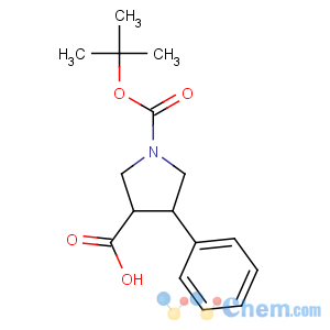 CAS No:939757-89-8 1-[(2-methylpropan-2-yl)oxycarbonyl]-4-phenylpyrrolidine-3-carboxylic<br />acid