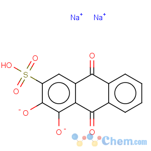CAS No:93982-72-0 2-Anthracenesulfonicacid, 9,10-dihydro-3,4-dihydroxy-9,10-dioxo-, sodium salt (1:2)