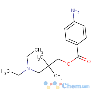 CAS No:94-15-5 [3-(diethylamino)-2,2-dimethylpropyl] 4-aminobenzoate