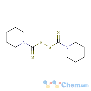 CAS No:94-37-1 piperidine-1-carbothioylsulfanyl piperidine-1-carbodithioate