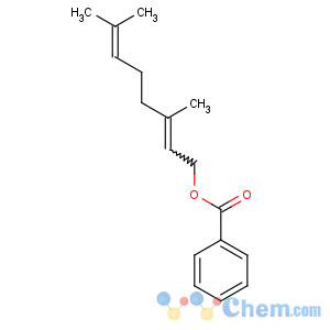 CAS No:94-48-4 [(2E)-3,7-dimethylocta-2,6-dienyl] benzoate