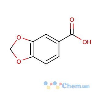 CAS No:94-53-1 1,3-benzodioxole-5-carboxylic acid