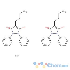 CAS No:94006-27-6 3,5-Pyrazolidinedione, 4-butyl-1,2-diphenyl-, calcium salt