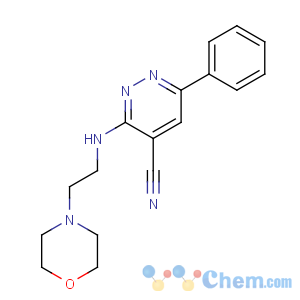 CAS No:94011-82-2 3-(2-morpholin-4-ylethylamino)-6-phenylpyridazine-4-carbonitrile