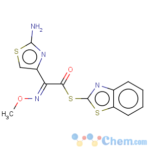 CAS No:94088-75-2 4-Thiazoleethanethioicacid, 2-amino-a-(methoxyimino)-,S-2-benzothiazolyl ester