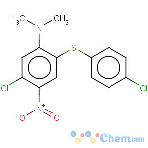 CAS No:94094-39-0 5-Chloro-2-((4-chlorophenyl)thio)-N,N-dimethyl-4-nitroaniline