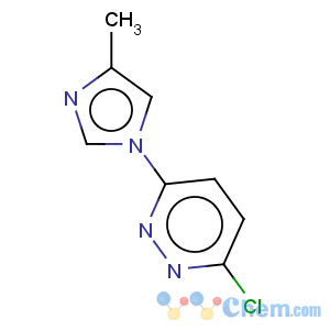 CAS No:941294-26-4 3-chloro-6-(4-methyl-1H-imnidazol-1-yl)pyridazine