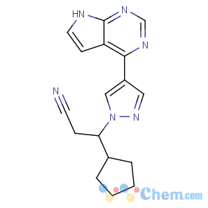 CAS No:941678-49-5 (3R)-3-cyclopentyl-3-[4-(7H-pyrrolo[2,<br />3-d]pyrimidin-4-yl)pyrazol-1-yl]propanenitrile