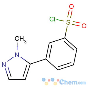 CAS No:941716-85-4 3-(2-methylpyrazol-3-yl)benzenesulfonyl chloride