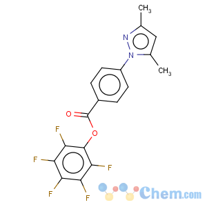 CAS No:941717-00-6 pentafluorophenyl 4-(3,5-dimethyl-1h-pyrazol-1-yl)benzoate 97