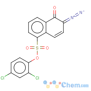 CAS No:94202-18-3 1-Naphthalenesulfonicacid, 6-diazo-5,6-dihydro-5-oxo-, 2,4-dichlorophenyl ester