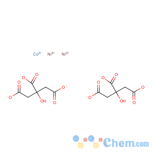 CAS No:94232-44-7 1,2,3-Propanetricarboxylicacid, 2-hydroxy-, cobalt(2+) nickel(2+) salt (2:1:2)