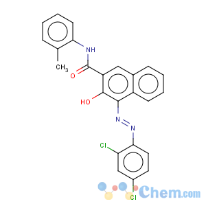 CAS No:94276-08-1 2-Naphthalenecarboxamide,4-[2-(2,4-dichlorophenyl)diazenyl]-3-hydroxy-N-(2-methylphenyl)-