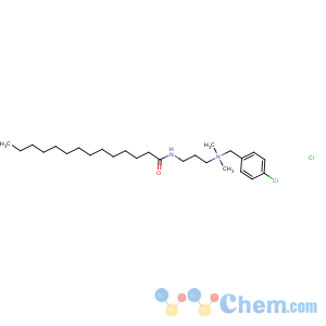 CAS No:94279-03-5 (4-chlorophenyl)methyl-dimethyl-[3-(tetradecanoylamino)propyl]azanium