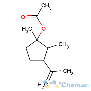 CAS No:94346-09-5 [(1S,2R,3R)-1,2-dimethyl-3-prop-1-en-2-ylcyclopentyl] acetate