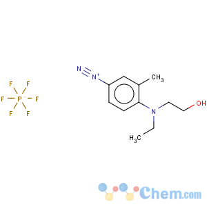CAS No:94349-46-9 4-[ethyl(2-hydroxyethyl)amino]-3-methylbenzenediazonium hexafluorophosphate