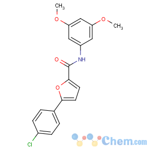 CAS No:944261-79-4 5-(4-chlorophenyl)-N-(3,5-dimethoxyphenyl)furan-2-carboxamide
