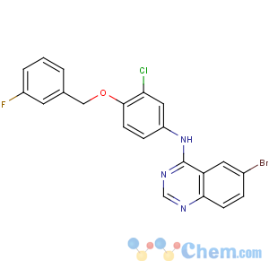 CAS No:944549-41-1 6-bromo-N-[3-chloro-4-[(3-fluorophenyl)methoxy]phenyl]quinazolin-4-amine