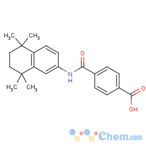 CAS No:94497-51-5 4-[(5,5,8,8-tetramethyl-6,7-dihydronaphthalen-2-yl)carbamoyl]benzoic<br />acid