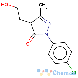 CAS No:94532-57-7 3H-Pyrazol-3-one,2-(4-chlorophenyl)-2,4-dihydro-4-(2-hydroxyethyl)-5-methyl-