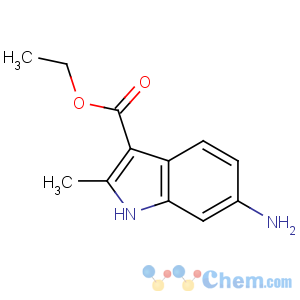 CAS No:945655-37-8 ethyl 6-amino-2-methyl-1H-indole-3-carboxylate