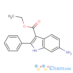 CAS No:945655-38-9 ethyl 6-amino-2-phenyl-1H-indole-3-carboxylate