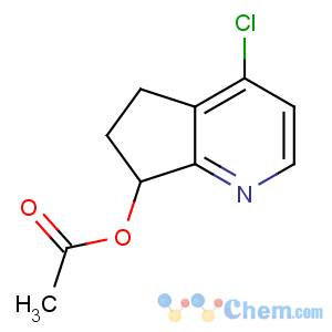 CAS No:945666-87-5 (4-chloro-6,7-dihydro-5H-cyclopenta[b]pyridin-7-yl) acetate