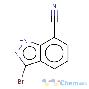 CAS No:945762-00-5 1H-Indazole-7-carbonitrile,3-bromo-