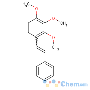 CAS No:94608-23-8 1,2,3-trimethoxy-4-(2-phenylethenyl)benzene