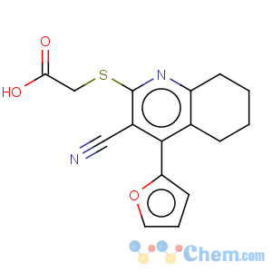 CAS No:94640-13-8 Acetic acid,2-[[3-cyano-4-(2-furanyl)-5,6,7,8-tetrahydro-2-quinolinyl]thio]-