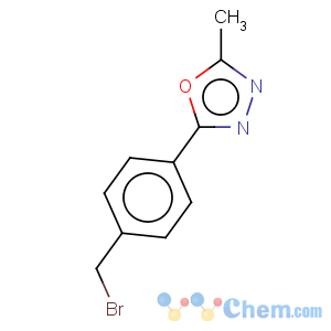 CAS No:946409-17-2 2-[4-(bromomethyl)phenyl]-5-methyl-1,3,4-oxadiazole