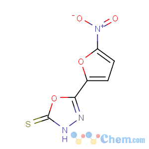 CAS No:94646-96-5 5-(5-nitrofuran-2-yl)-3H-1,3,4-oxadiazole-2-thione