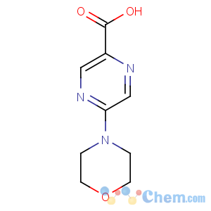 CAS No:946598-39-6 5-morpholin-4-ylpyrazine-2-carboxylic acid