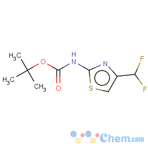 CAS No:947179-19-3 carbamic  acid,  n-[4-(difluoromethyl)-2-thiazolyl]-,  1,1-dimethylethyl  ester