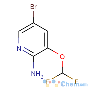 CAS No:947249-13-0 5-bromo-3-(difluoromethoxy)pyridin-2-amine