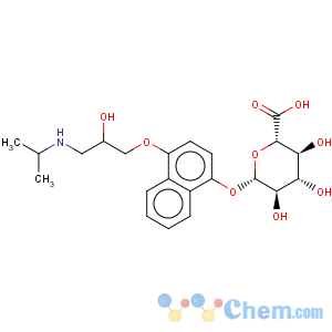 CAS No:94731-13-2 b-D-Glucopyranosiduronic acid,4-[2-hydroxy-3-[(1-methylethyl)amino]propoxy]-1-naphthalenyl (9CI)