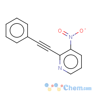 CAS No:947330-58-7 Pyridine,3-nitro-2-(2-phenylethynyl)-