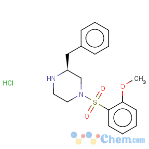 CAS No:947532-50-5 (S)-3-Benzyl-1-(2-methoxy-benzenesulfonyl)-piperazine hydrochloride