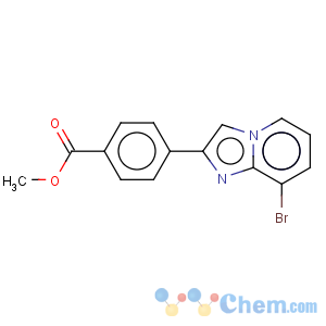 CAS No:947533-56-4 4-(8-Bromo-imidazo[1,2-a]pyridin-2-yl)-benzoic acid methyl ester
