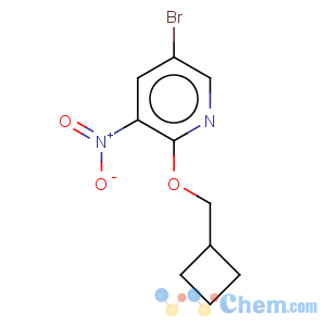 CAS No:947534-28-3 Pyridine,5-bromo-2-(cyclobutylmethoxy)-3-nitro-