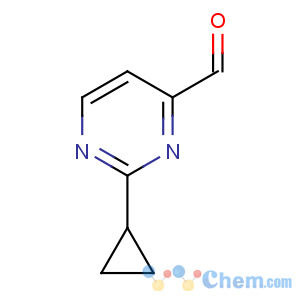 CAS No:948549-81-3 2-cyclopropylpyrimidine-4-carbaldehyde