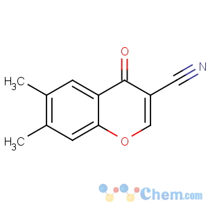 CAS No:94978-86-6 6,7-dimethyl-4-oxochromene-3-carbonitrile